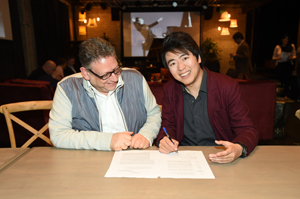 Sir Lucian Grainge and Lang Lang