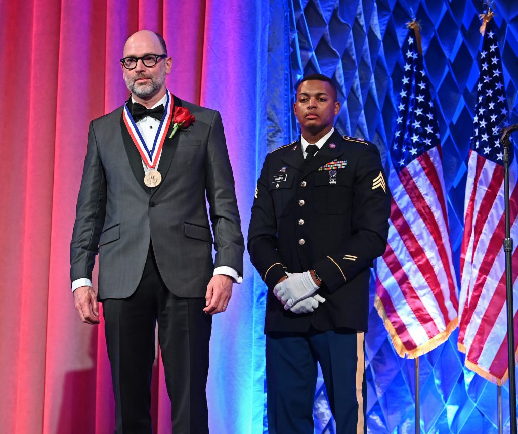 WILL TANOUS PRESENTED WITH THE PRESTIGIOUS ELLIS ISLAND MEDAL OF HONOR