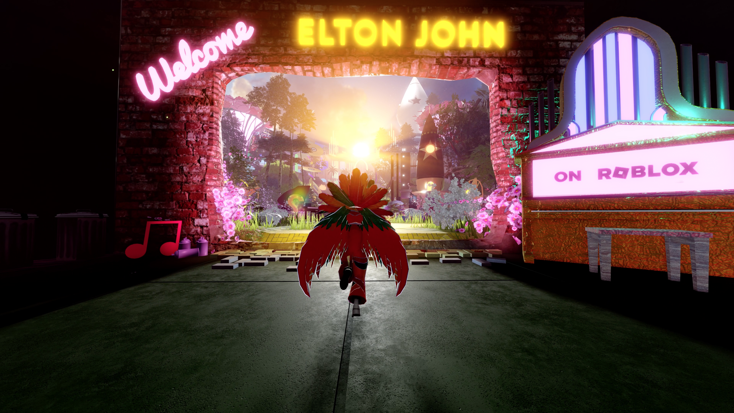 Elton John Presents: 'Beyond the Yellow Brick Road' on Roblox